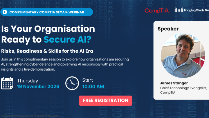 CompTIA SecAI+ Webinar Banner